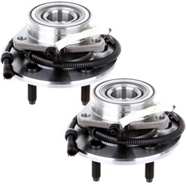 SCITOO Wheel Hub Wheel Bearing Assembly Front 515029 fit for Ford for F-150 2000-2004 5 Lugs Wheel Hub Bearing Assemblies W/ABS 2pcs Wheel Hub Bearings