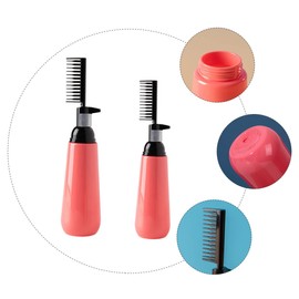 LALAFINA 4pcs Hair Dye Applicator Bottles Root Combs for Even Color Distribution for Home Salon Use Hair Coloring Made Easy