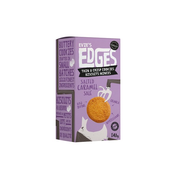 Cookie It Up Evie's Edges Gourmet Cookies Salted Caramel 140