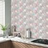 IOHEFY Rainbow Feather Wallpaper Peel and Stick 17.7" x 118.1"