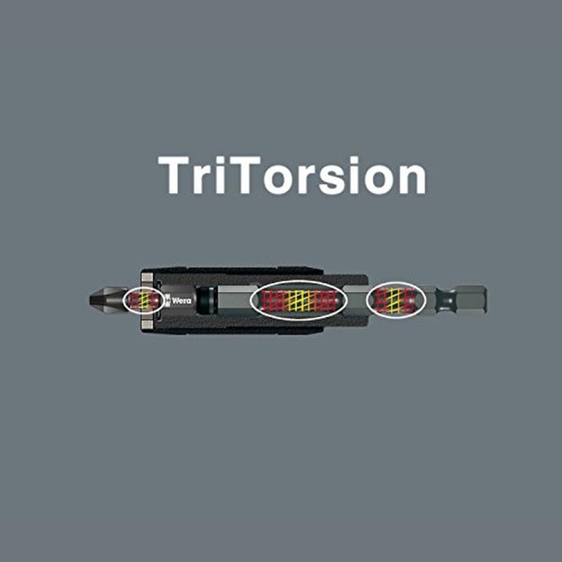 Wera 05073980001"Impact 1 SB" Bit-Check - Silver (10-Piece)