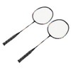 2Pcs Badminton Racquets Set Lightweight Sturdy Double Badminton Rackets with