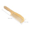 BIUDECO Natural Ox Horn Hair Comb for Women Ergonomic Fine