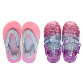 Simple Joys by Carter's Girls Kimmie Nora Jelly Set Sandal, Pink/Purple Shine, 6 Toddler
