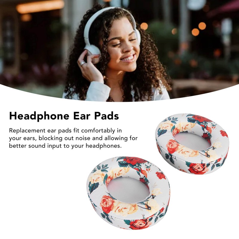 Replacement Ear Cushions Professional Soft Protein Leather Soundproof Memory Foam