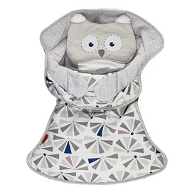 Replacement Part for Fisher-Price Premium Sit-Me-Up Floor Seat with Toy Tray - FPK63 ~ Replacement Seat Pad ~ Owl Theme