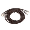 5m Car RCA Cable 2 Male to 2 Male Silicone