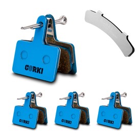 Corki Cycles Brake Pads 4 Pairs for TRP Tektro Shimano Deore Br-M575 M525 M515 T615 T675 M505 M495 M486 M485 M475 M465 M447 M446 M445 M416 M415 M395 M375 M315 M355 C601 C501