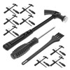 Hohopeti 9 Sets Gemstone Digging Kit for Archaeological Tool with