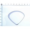 Poppy Petal (Large) - Stainless Steel Sugarcraft Cutter - Size