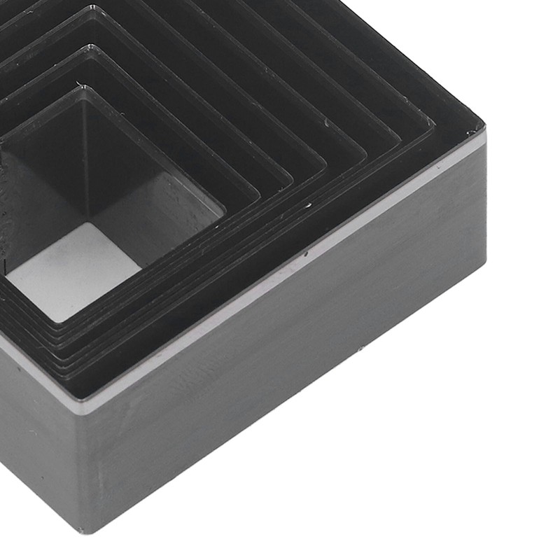 8Pcs Leather Cutting Mold Alloy Steel Square Shape Leather Punching