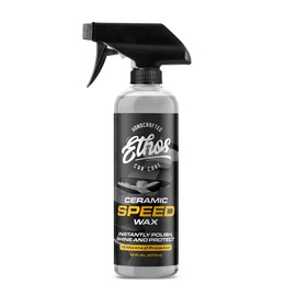 Ethos Ceramic Speed Wax - Ceramic Coating for Cars - Ceramic Coating Car Wax Spray - Ceramic Car Wax Polish Hydrophobic Top Coat Polish Formulated With Reactive Sio2 Copolymers