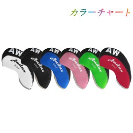 Andux Golf Club Head Covers for Irons Number Iron Covers 10pcs/set (Green)