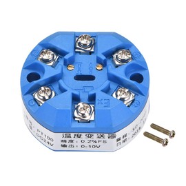 uxcell PT100 Temperature Sensor Transmitter 24V DC 0-10V -50℃ to 200℃