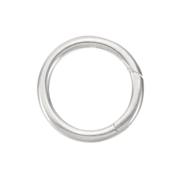 PATIKIL 20mm Spring Round Circle Clip Pendant Clasp, Spring Ring