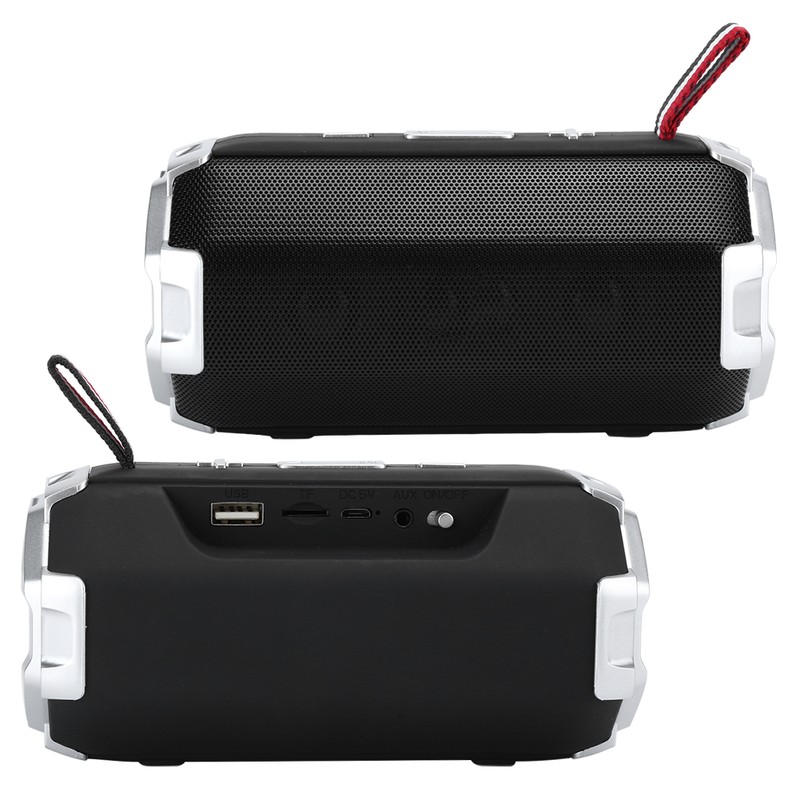 Rechargeable Bluetooth Speaker Portable Outdoor Subwoofer Dual Loudspeaker Support U