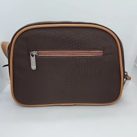 DELSEY NEW Delsey Paris Chatelet Air 2.0 Large Toiletry Bag. Brown 7.5"Hx10"Wx5"D