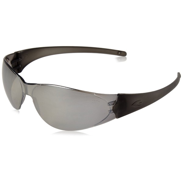MCR Safety CK117 Checkmate Polycarbonate Silver Mirror Lens Safety Glasses