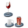 Coasters for Drinks Set of 6 Barbell Plate Weight Drink