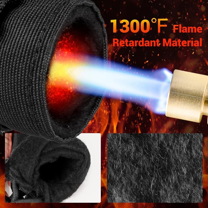 Pvnoocy Tactical Silencer Protective Cover, 3.8 cm x 15 cm,