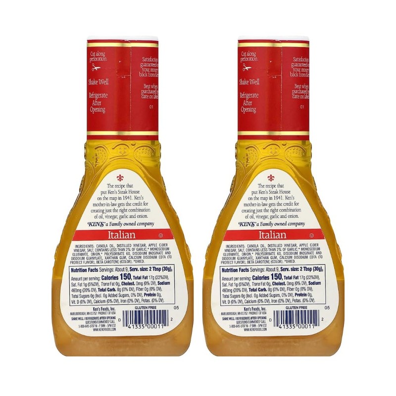 Ken's Steak House Italian Dressing & Marinade (9 Fl Oz,