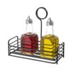 HENDI Rectangular Cruet Set, Spice Rack, 205 x 90 x