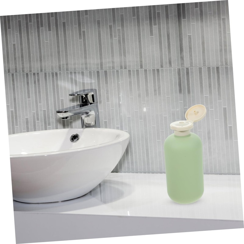 Sosoport 3pcs Refillable Shower Gel Dispenser Containers Convenient Travel Shampoo
