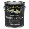 General Finishes Water Based Wood Stain, 1 Gallon, Espresso