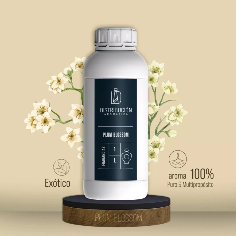 Distribución Aromática Esencia Plum Blossom Para Diferentes Aplicaciones 500ml