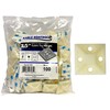 Kable Kontrol Zip Tie Mounts, 1-1/2” Sq, Natural White, 100