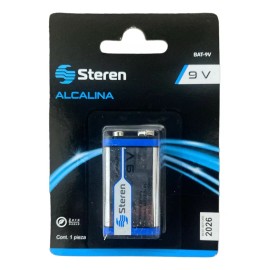 Steren Bateria Pila 9v Cuadrada Alcalina Para Juguetes O Arduinos
