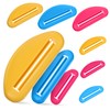 Healeved 18pcs Toothpaste Tube Squeezer Manual Squeezing Tools for Toothpaste