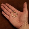 BRASS STORE Original Brass Double Ring (Diameter 1.1 inches (28