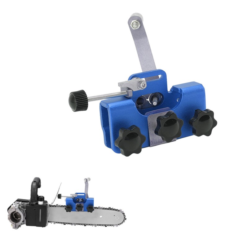 Chainsaw Sharpener Portable Lightweight Hand Crank Chain Sharpening Jig for