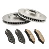 PHILTOP Front Brake Pads and Rotors kit Fit for Pontiac