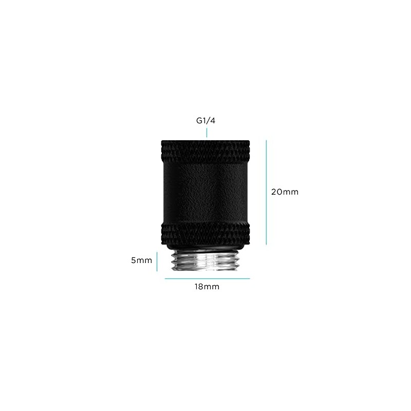 PrimoChill Male to Female G 1/4in. 20mm SX Extension Coupler