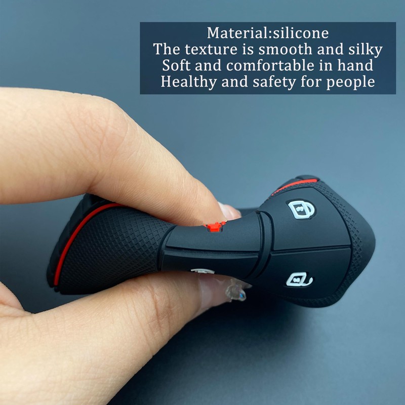 TANDRIVE 4-Button Key Fob Cover for 2025 2024 2023 Chevy
