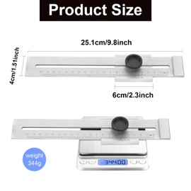 Scribing Tool, 200 mm Marking Gauge, Precision Marking Gauge, Measuring & Layout Tools, Suitable for Scribing, Carpentry and Various Markings, Thoughtful Gifts for Men
