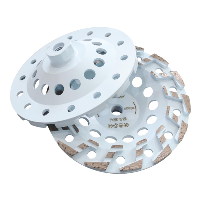 7 Inch Diamond Grinding Cup Wheel for Concrete & Masonry,