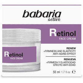 Babaria - Retinol Crema Antiarrugas Mujer y Hombre Con Ácido Hialurónico Combate Arrugas y Atenúa las Manchas Skin Care Hidratación profunda y regeneración celular 50 ml