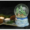 Nostalgia Snow Globe Romantic Carriage Ride Sleigh Ride with Christmas