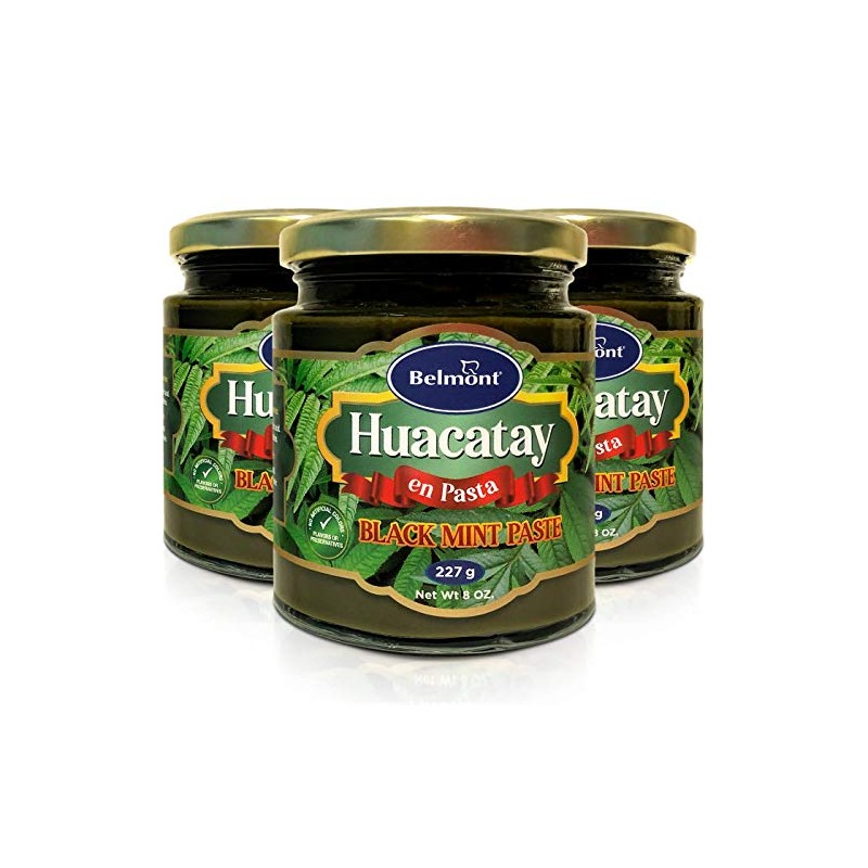 Belmont Huacatay Black Mint Paste (8 oz/227 g) 3 pack