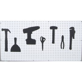 Triton Products (TSV1260-BLK) 12" x 60" Shadow Board Black Vinyl Self-Adhesive Tape Roll to Silhouette and Manage Tools and Equipment