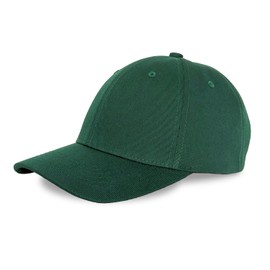OLC OLC Cap, Unisex, Black, Cotton, Plain, UV Protection, Running, Deep Baseball Cap, One Size Fits Most, Unisex, green (dark green), Free size