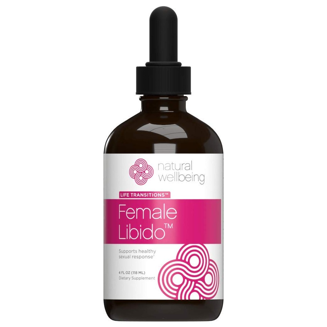 Natural Wellbeing - Female Libido - Natural Female Libido Enhancement Supplement for Women - 4 Ounces Alcohol Free