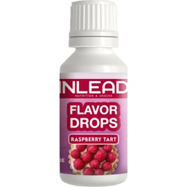 INLEAD - Flavor Drops | Sugar Free & Calorie Free | Aroma Drops for Food & Drink | Versatile | Top Taste | Vegan - 30 ml (Raspberry Tart - Raspberry Tart)