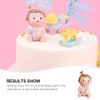 DOITOOL Baby Cake Topper Baby Doll Cake Decor Baby Doll