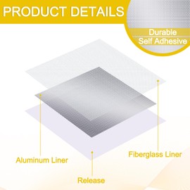 Yaocom 4 Pcs Drywall Repair Kit 12” X12“ Drywall Repair Patch with Scraper Self Adhesive Wall Repair Patch Aluminum Drywall Repair Patch Dry Wall Hole Repair Patch Metal Patch for Wall Repair Tools