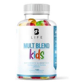 Multivitamnico Nios 180 Gomitas Veganas Sin Azcar, B Life Naranja, Limn, Fresa - de, y,