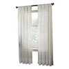 Curtainworks Soho Voile Curtain Panel, 144", Winter White